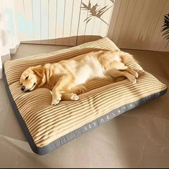 Colchão Pet Listrado Estilo Minimalista Conforto e Sofisticação