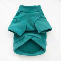 Suéter Polo Pet em Tecido Antipilling com Argola para Guia para Cães e Gatos
