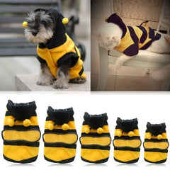 Roupa Pet Estilo Abelhinha Em Pelúcia Macia