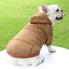 Moletom com Capuz Espessado para Cães Pequenos — Estilo Casual