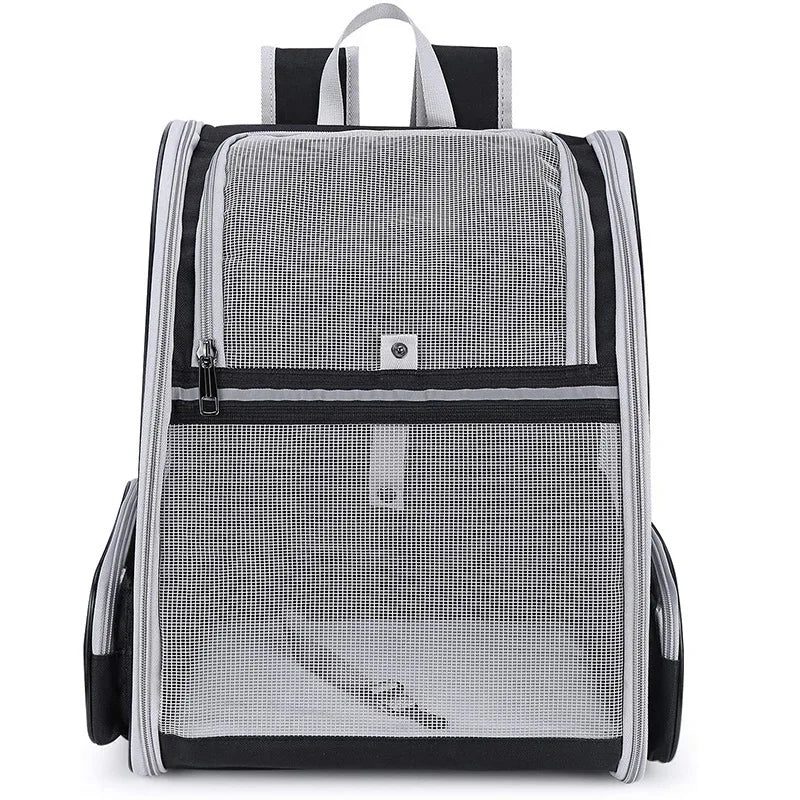 Mochila Respirável Para Transporte de Gato A - MOCHILA - 03