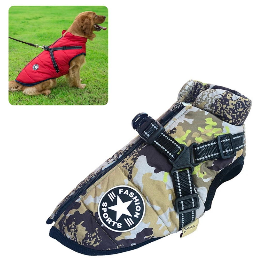 Roupas de Inverno em Lã para Cães Pequenos Verde Estampa / P R - Roupas - 11