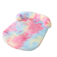 Cama Pet Retangular Pelúcia Extra Macia Antiderrapante