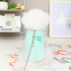 Macacão Pelúcia Teddy Bear para Cães e Gatos com Forro Acolchoado