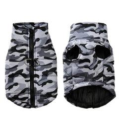 Roupa Pet Estampa Camuflada com Forro Interno