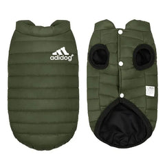 Roupinha Puffer para Cachorro com Design Esportivo