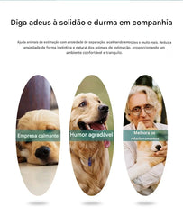 Brinquedo Interativo para Cachorros com Pulso Cardíaco Calmante