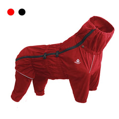 Macacão de Chuva para Cães Full Body com Costuras Seladas