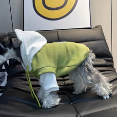 Moletom Para Cachorro Com Capuz BiCor E Bolso Estilizado