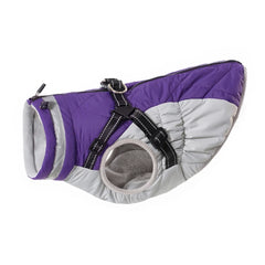 Roupinha estilo Colete de Inverno para Cachorro com Peitoral Embutido