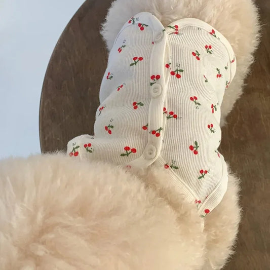 Vestido Cereja Para Cachorro R - ROUPA - 66