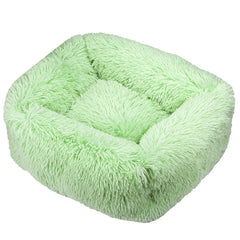 Cama Donut Pet Antiestresse Pelúcia Lavável Diversas Cores