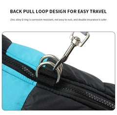 Jaqueta Softshell para Cães Grandes com Design Bicolor e Refletivos