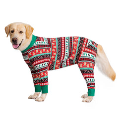 Pijama Estampado de Frio para Cachorro Grande com Conforto Total