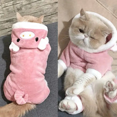 Macacão de Fleece Fantasia para Cães Pequenos — Bichinhos