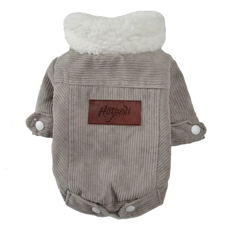 Roupa de Frio para Cachorros com Forro Quente e Macio