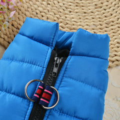 Colete Puffer Pet com Fivela Frontal e Zíper Antivento Wn Dog Ves
