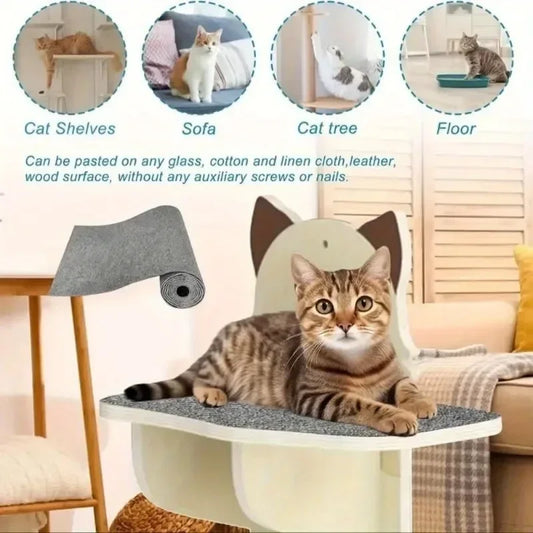 Protetor de Sofá para Gatos Adesivo Antirriscos Cortável e Discreto