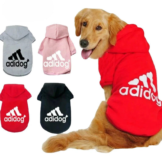 Moletom Adidog para Cachorro Grande com Capuz Estiloso