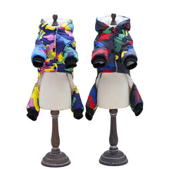 Roupinha de Inverno para Pet com Estilo Militar