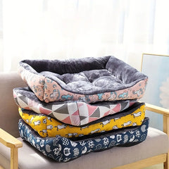 Cama Luxo Pet Estampada Pelúcia Interna Pet
