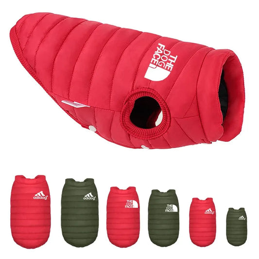 Roupinha Puffer para Cachorro com Design Esportivo