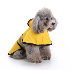 Capa de Chuva Impermeável para Cães Médios e Grandes — Ajustável