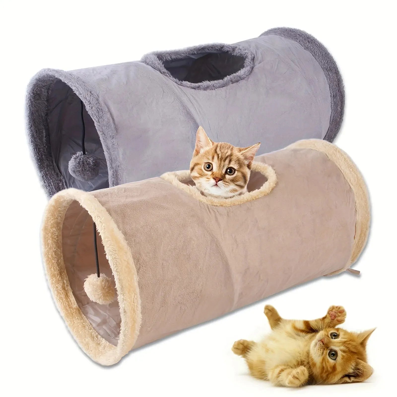 Túnel de Pelúcia para Gatos Luna LN455 BRINQUEDO - 19