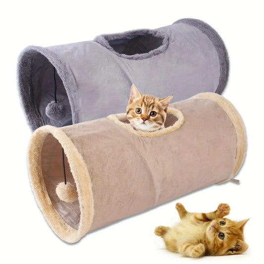 Túnel de Pelúcia para Gatos Luna LN455 BRINQUEDO - 19