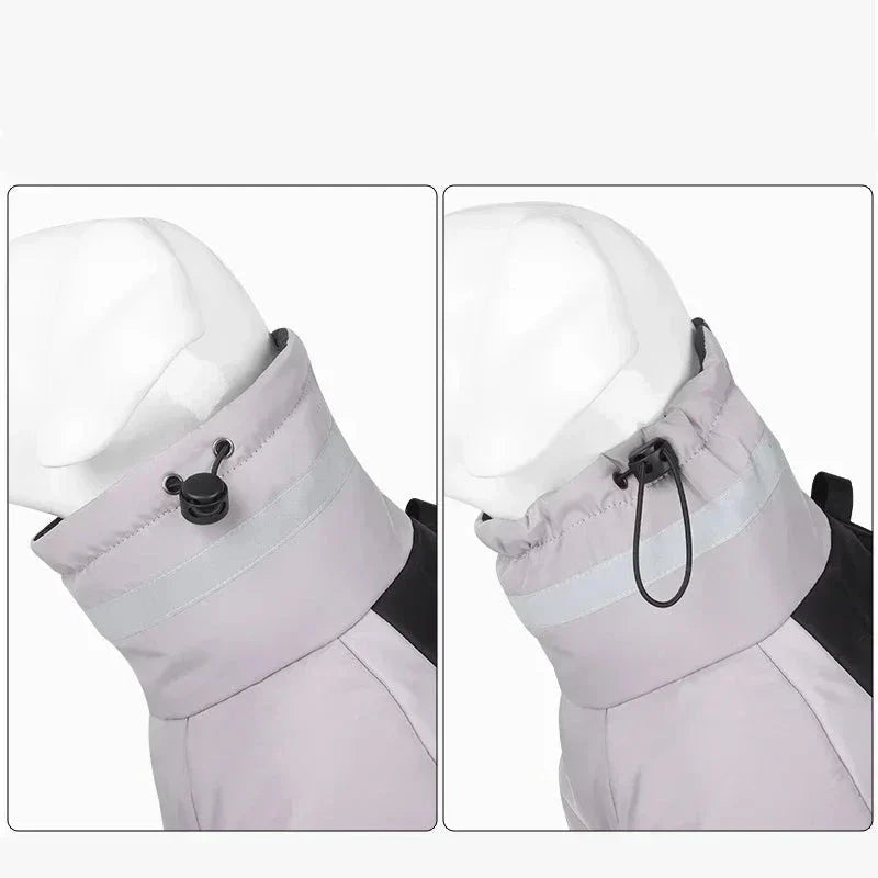 Casaco De Inverno Gola Alta Para Cães Grande - Zeno R - ROUPA - 94