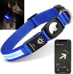 Coleira LED com Suporte para AirTag Luna LN521 C - Airtag - 02 LNR2