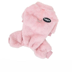 Macacão Pelúcia Teddy Bear para Cães e Gatos com Forro Acolchoado