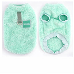 Macacão Pelúcia Teddy Bear para Cães e Gatos com Forro Acolchoado