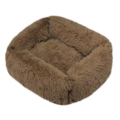 Cama Donut Pet Antiestresse Pelúcia Lavável Diversas Cores