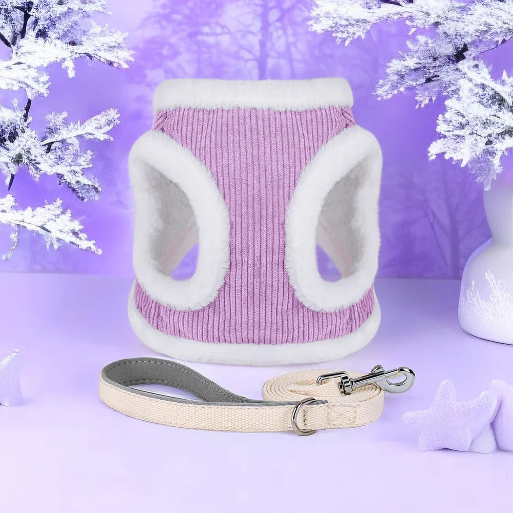 Conjunto Guia e Peitoral Peluciado Para Cães - Nibbles C - COLEIRA -04