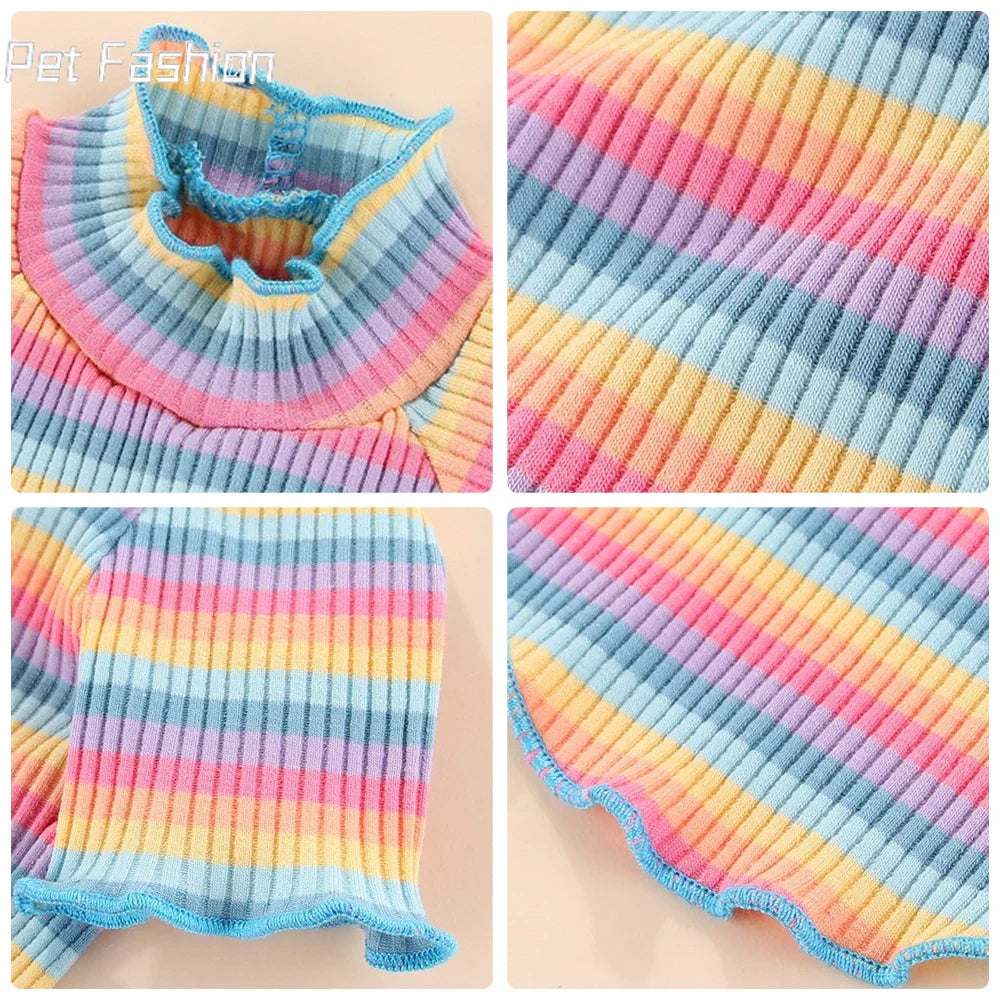 Camiseta Listrada Para Cachorro R - ROUPA - 91