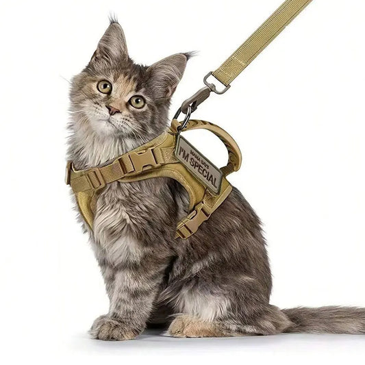 Colete de Gato para Passeios - PetiTronix C - colete gato - 02