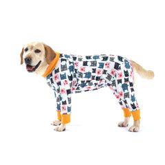 Macacão Temático para Cães de Grande Porte com Gola Confortável