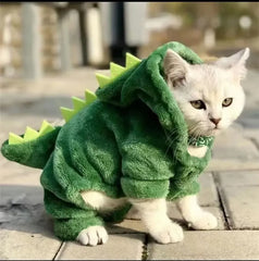 Roupinha Dinossauro Para Gatos e Cães - Rex R - ROUPA GATO - 83