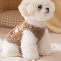 Colete de Fleece para Cães e Gatos Pequenos — Ursinho