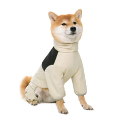 Macacão de Chuva para Cães Full Body com Faixas Refletivas
