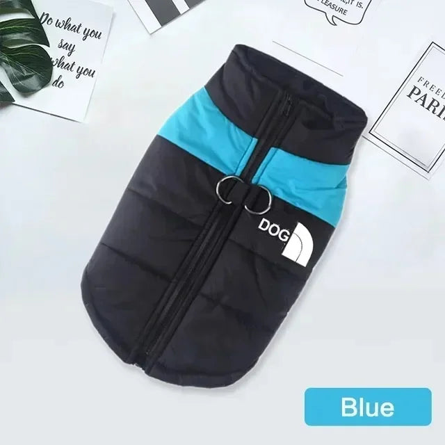 Jaqueta Softshell para Cães Grandes com Design Bicolor e Refletivos