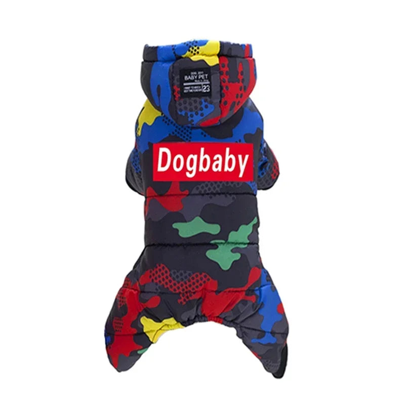 Roupinha de Inverno para Pet com Estilo Militar