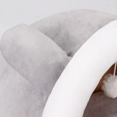 Cama Toca Pet Divertida Formato de Sapo com Entrada Circular