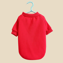 Camiseta Para Gatos Em Algodão Cores Sólidas E Caimento Leve