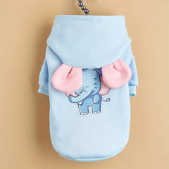 Roupinha de Inverno para Cachorro com Estampa de Elefante