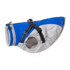 Roupinha estilo Colete de Inverno para Cachorro com Peitoral Embutido