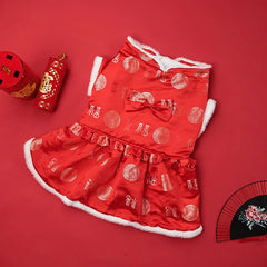 Roupa Pet Luxo Oriental com Forro Quentinho