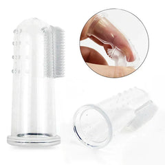 Escova Pet em Silicone para Higiene Bucal