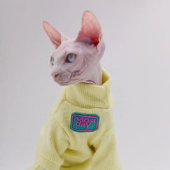 Blusa Pet Para Gatos Com Estilo Básico E Cores Vibrantes